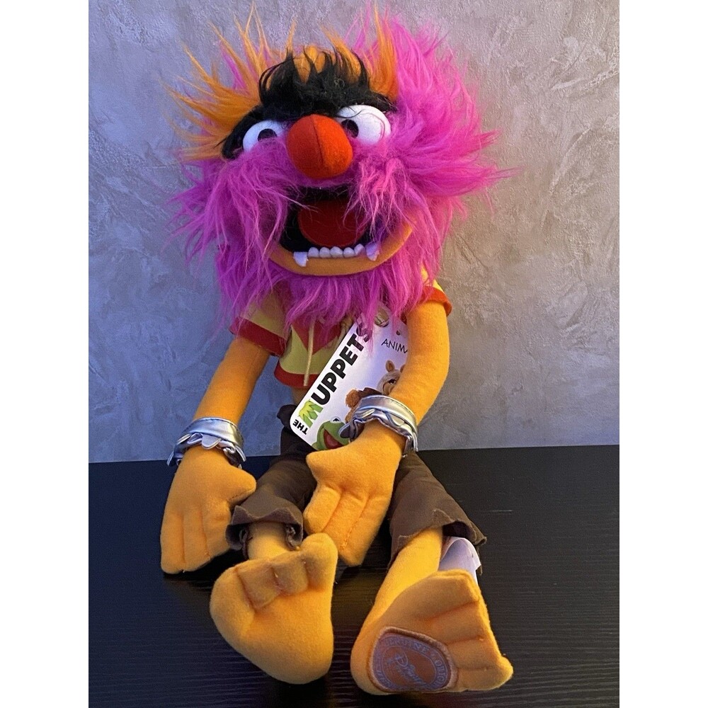 Disney Store Exclusive The Muppets Animal Drummer plush 18" has tag
